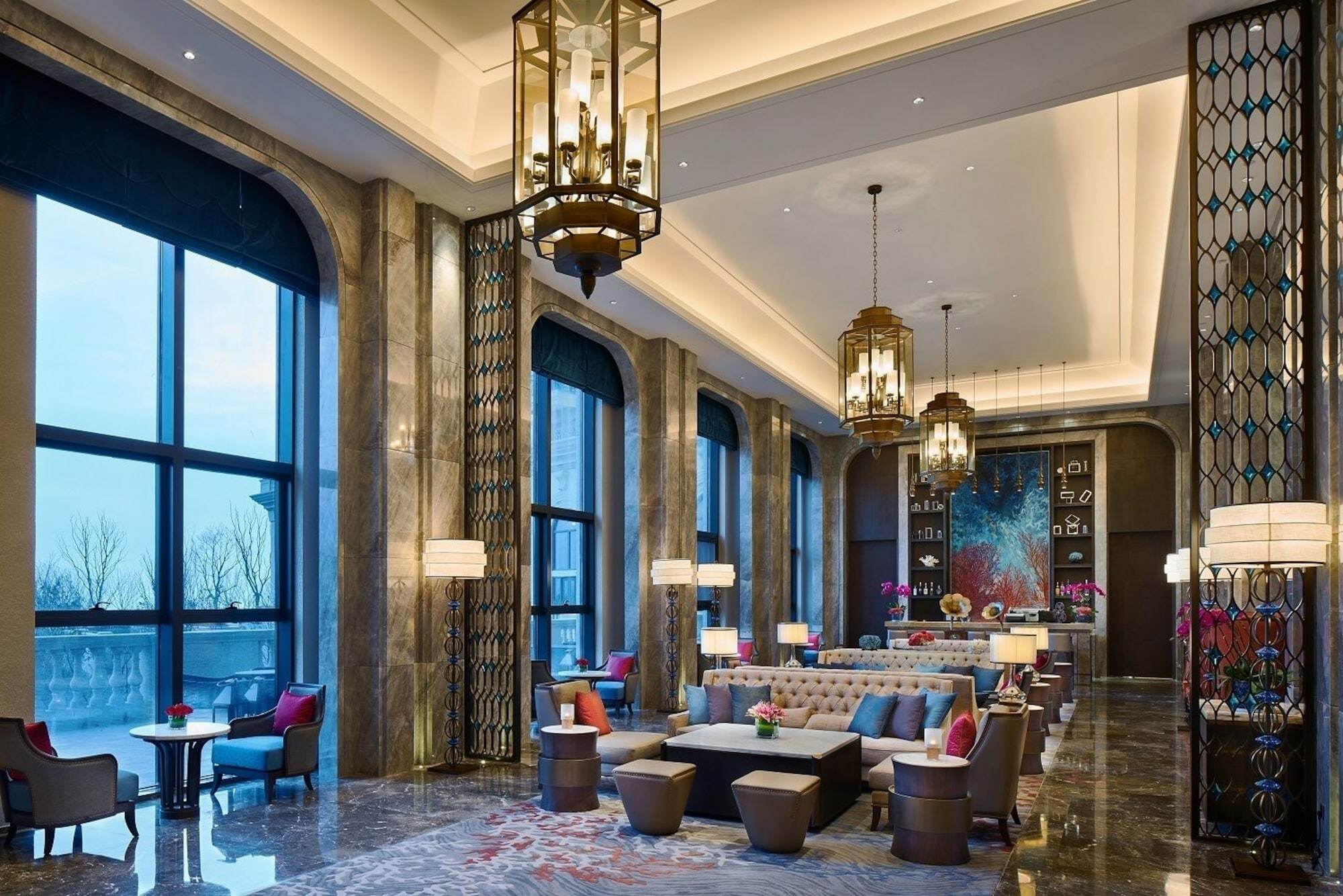 Wanda Realm Qingdao Movie Metropolis Hotel Exterior foto